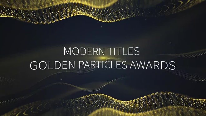 Photo of Golden Particles Awards – Motionarray 1694803