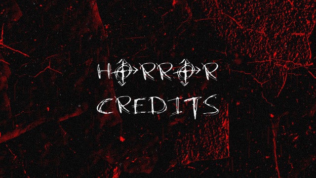 Photo of Horror Credits – Motionarray 1748324