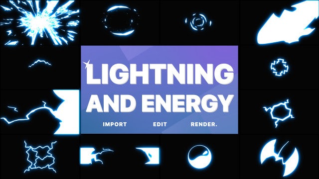 Photo of Lightning And Energy Elements – Motionarray 1731674