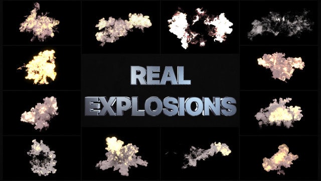 Photo of Real Explosions – Motionarray 1724885