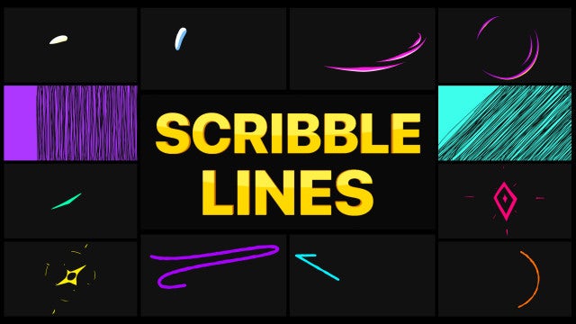 Photo of Scribble Lines – Motionarray 1712589