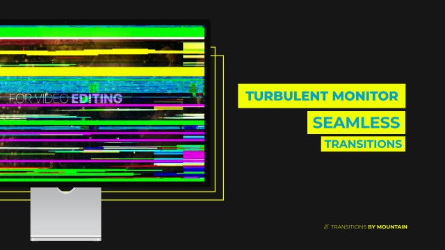 Photo of Turbulent Monitor Glitch Transitions – Motionarray 1753222