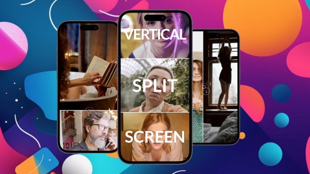 Photo of Vertical Split Screen – Motionarray 1746836