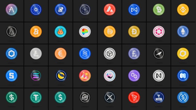 Photo of 40 Cryptocurrencies – Motionarray 1776737