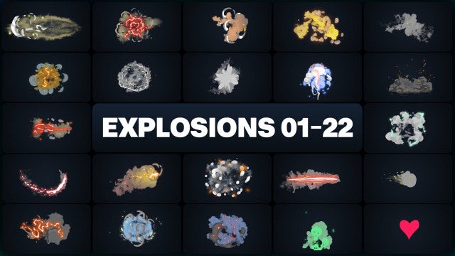 Photo of Advanced Explosions Pack – Motionarray 1777748