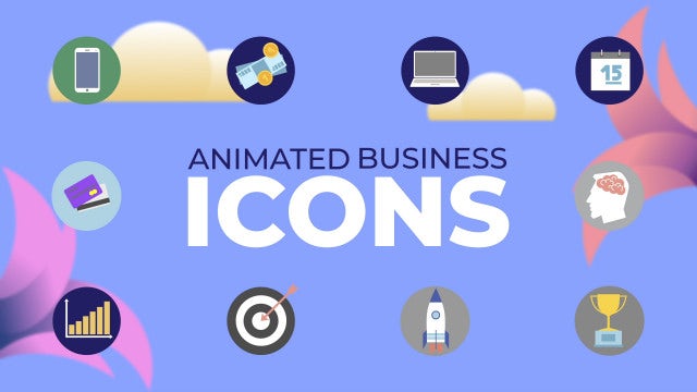 Photo of Animated Business Icons – Motionarray 1809423