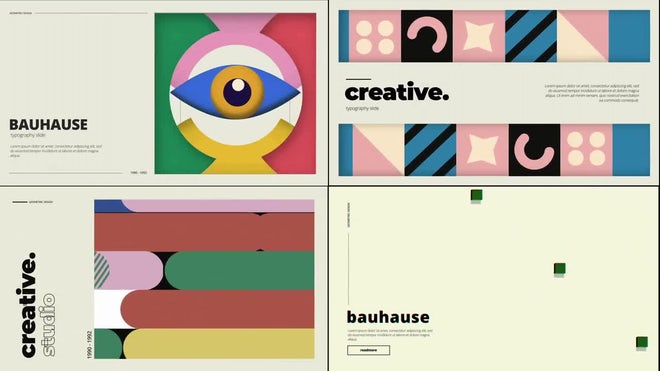 Photo of Bauhaus Typography Pack – Motionarray 1783842