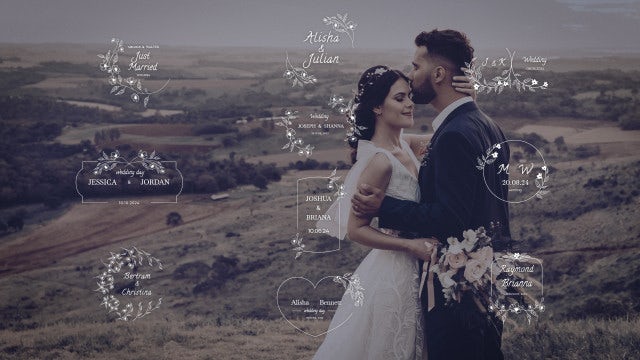 Photo of Beautiful Wedding Titles – Motionarray 1834664