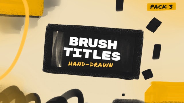 Photo of Brush Hand Drawn Titles 3 – Motionarray 1760961