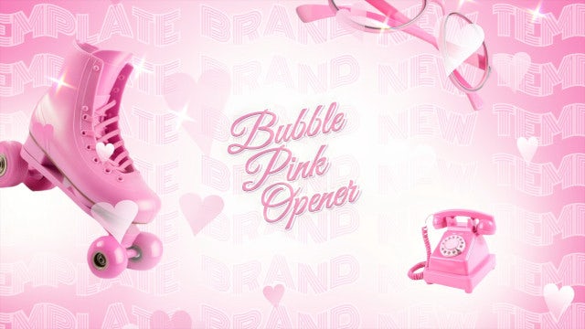 Photo of Bubble Pink Opener – Motionarray 1773360