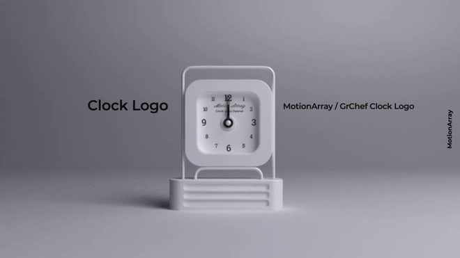 Photo of Clock Logo – Motionarray 1778160