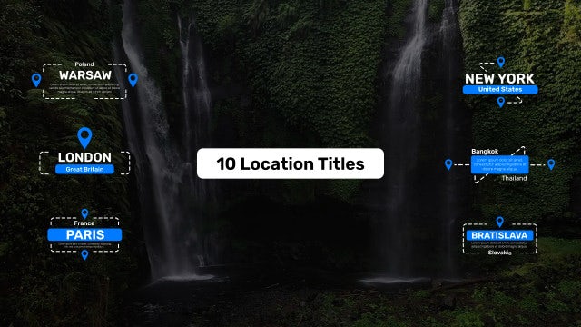 Photo of Design Location Titles – Motionarray 1784284