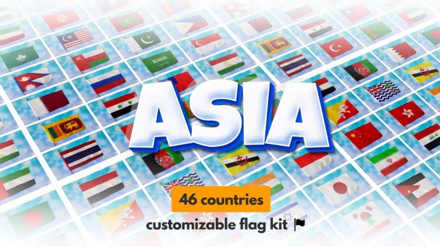 Photo of Flag Kit – Asia – Motionarray 1779701