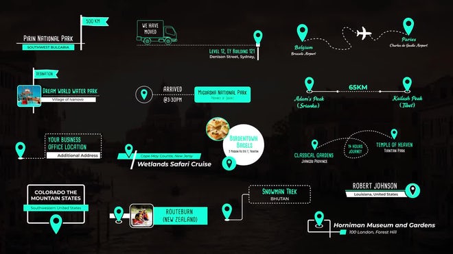 Photo of Location Titles – Motionarray 1777101