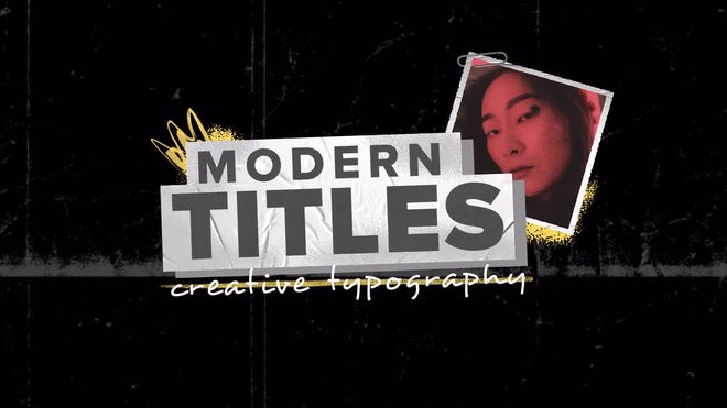 Photo of Modern Titles – Motionarray 1794236