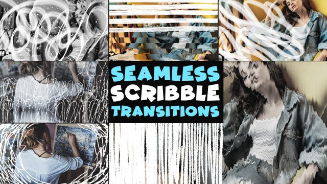 Photo of Seamless Scribble Transitions – Motionarray 1764855