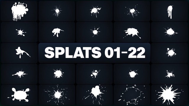 Photo of Splats Elements – Motionarray 1792307