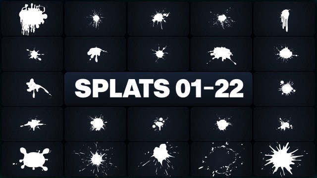 Photo of Splats Elements – Motionarray 1801783