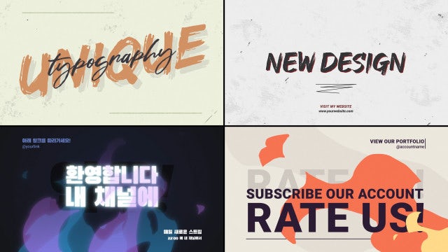 Photo of Typography Slides – Motionarray 1797236