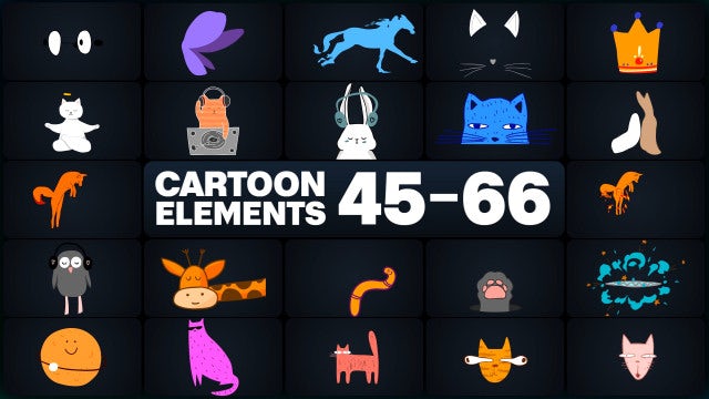 Photo of Cartoon Elements – Motionarray 1850361