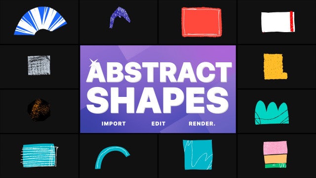 Photo of Colorful Abstract Shapes Animations – Motionarray 1837327