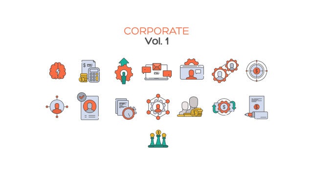 Photo of Corporate Icons Vol. 1 – Motionarray 1838678