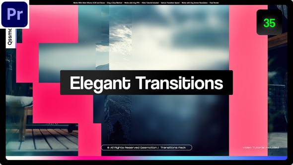Photo of Elegant Transitions For Premiere Pro – Videohive 48025274