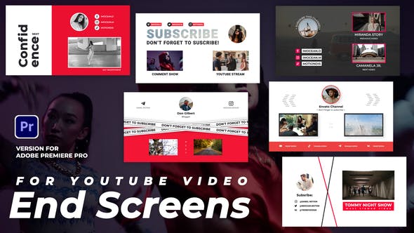 Photo of End Screens for Youtube Video – Videohive 47814047