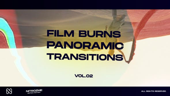 Photo of Film Burns Panoramic Transitions Vol. 02 – Videohive 48059704