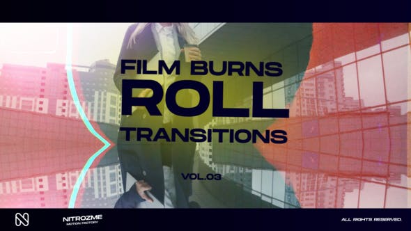 Photo of Film Burns Roll Transitions Vol. 03 – Videohive 48059717