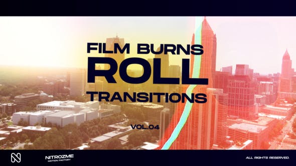Photo of Film Burns Roll Transitions Vol. 04 – Videohive 48059725