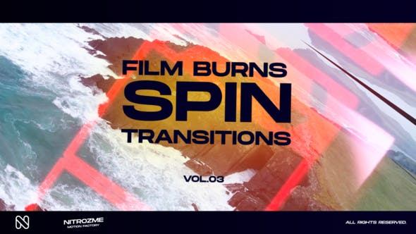 Photo of Film Burns Spin Transitions Vol. 03 – Videohive 48059753
