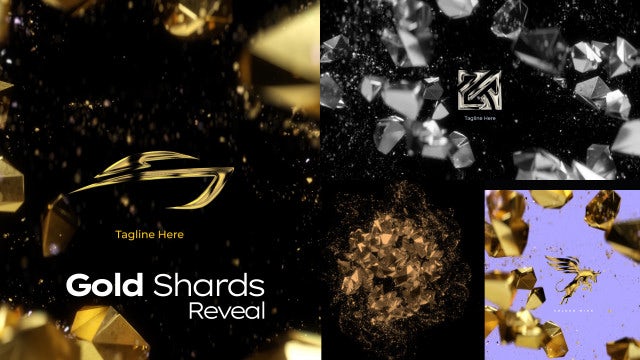 Photo of Gold Shards Reveal – Motionarray 1785121