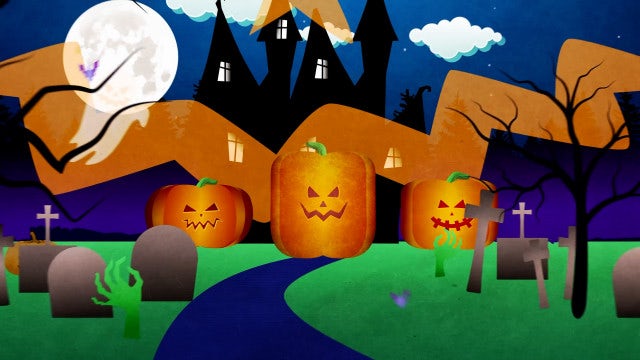 Photo of Halloween Cartoon TV Logo – Motionarray 1862289
