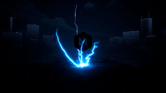 Photo of Lightning Logo – Motionarray 1844745