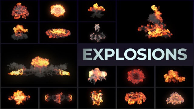 Photo of Real Explosions Effects – Motionarray 1794404