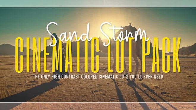 Photo of Sand Storm LUTs – Motionarray 1857408