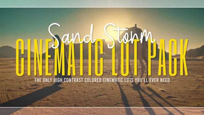 Photo of Sand Storm LUTs – Motionarray 1857435