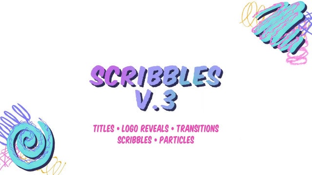 Photo of Scribbles V3 – Hand Drawn Pack – Motionarray 1846556