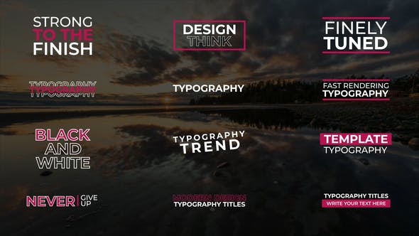 Photo of Typography Titles | FCPX & Apple Motion – Videohive 45527273