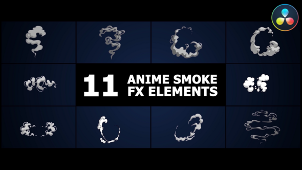 Photo of Anime Smoke Elements | DaVinci Resolve – Videohive 50428535