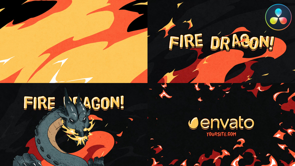 Photo of Fire Dragon Logo for DaVinci Resolve – Videohive 50345546