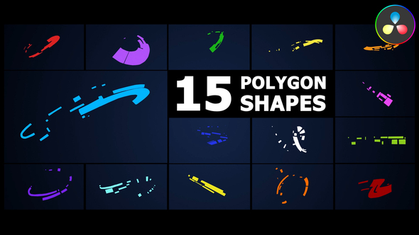 Photo of Polygon Shapes | DaVinci Resolve – Videohive 50406223