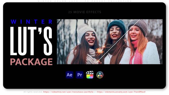Photo of Winter Color LUTs – FX Preset Collection – Videohive 50457744