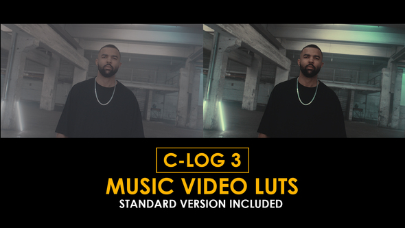 Photo of C-Log3 Music video and Standard LUTs – Videohive 50923694