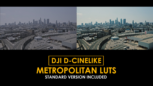 Photo of DJI D-Cinelike Metropolitan LUTs – Videohive 50848734