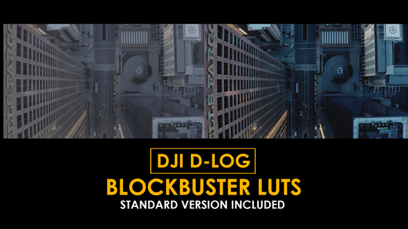 Photo of DJI D-Log Blockbuster LUTs – Videohive 50807808