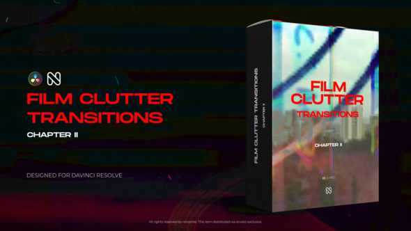 Photo of Film Clutter Transitions Vol. 02 for DaVinci Resolve – Videohive 50951145