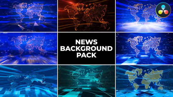 Photo of News Background Pack for DaVinci Resolve – Videohive 50769365