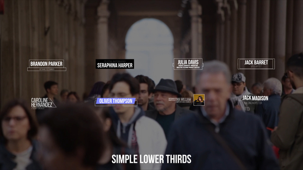 Photo of Simple Lower Thirds – Videohive 50950670